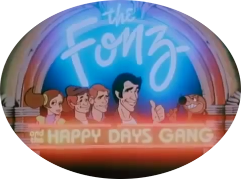 The Fonz and the Happy Days Gang